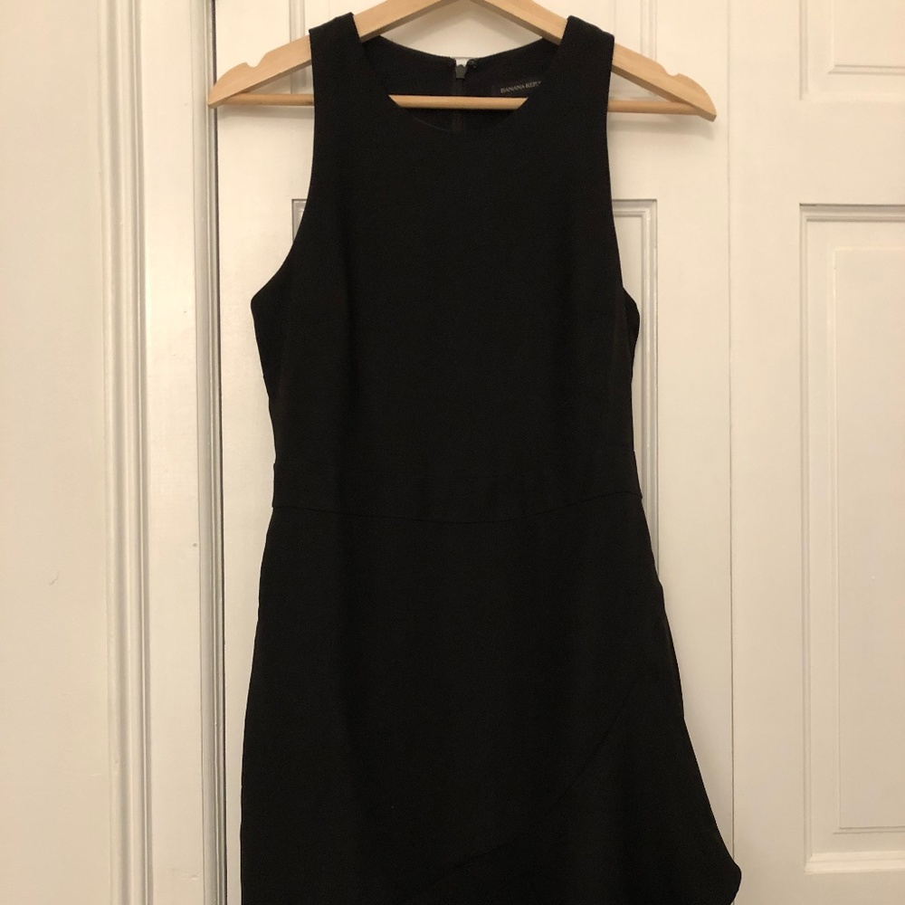 Ruffle Wrap Racerback Dress
